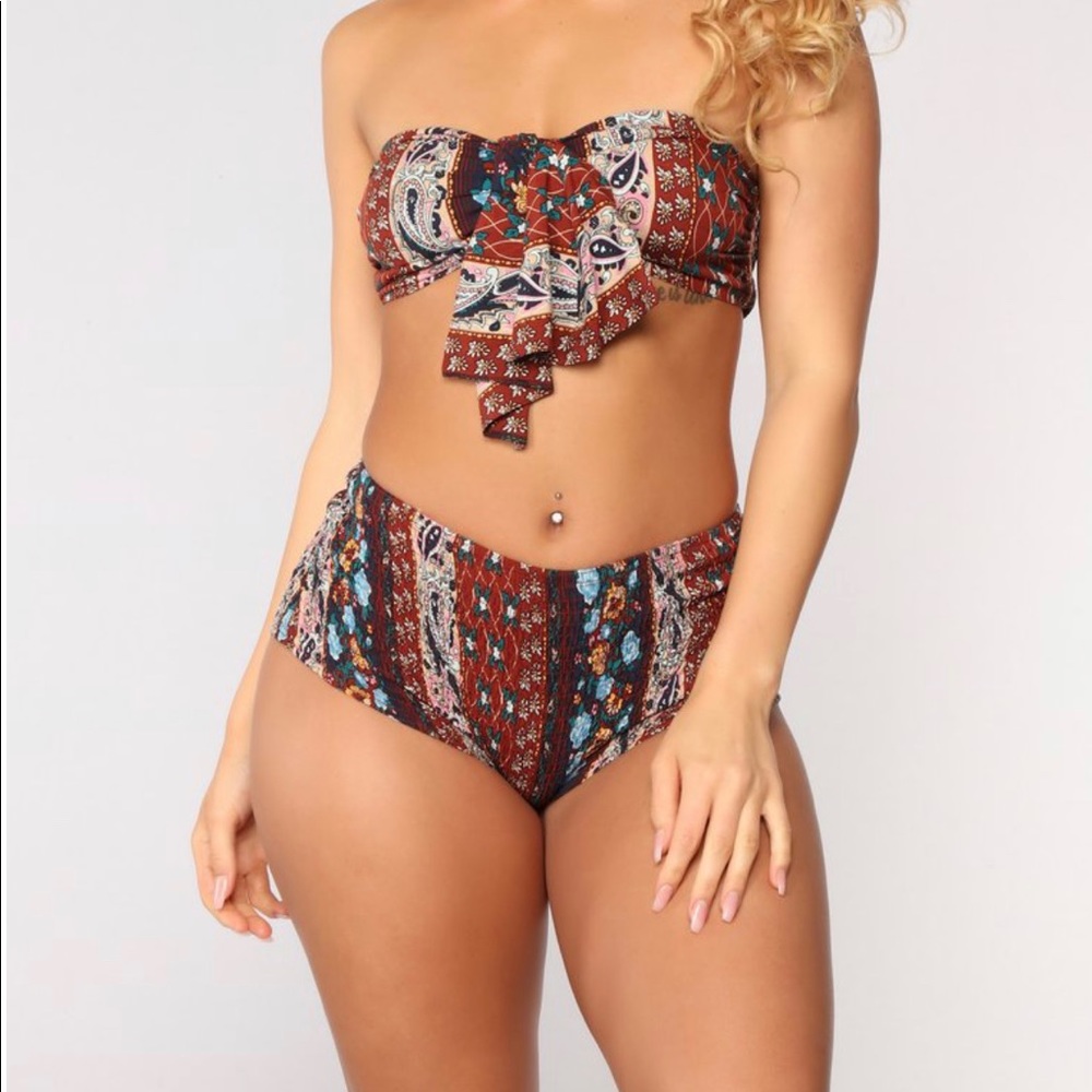 Two piece bathing suit